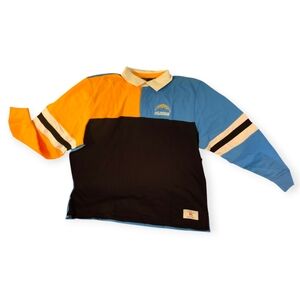 Tommy Hilfiger Powder Blue Los Angeles Chargers Cory Varsity Rugby